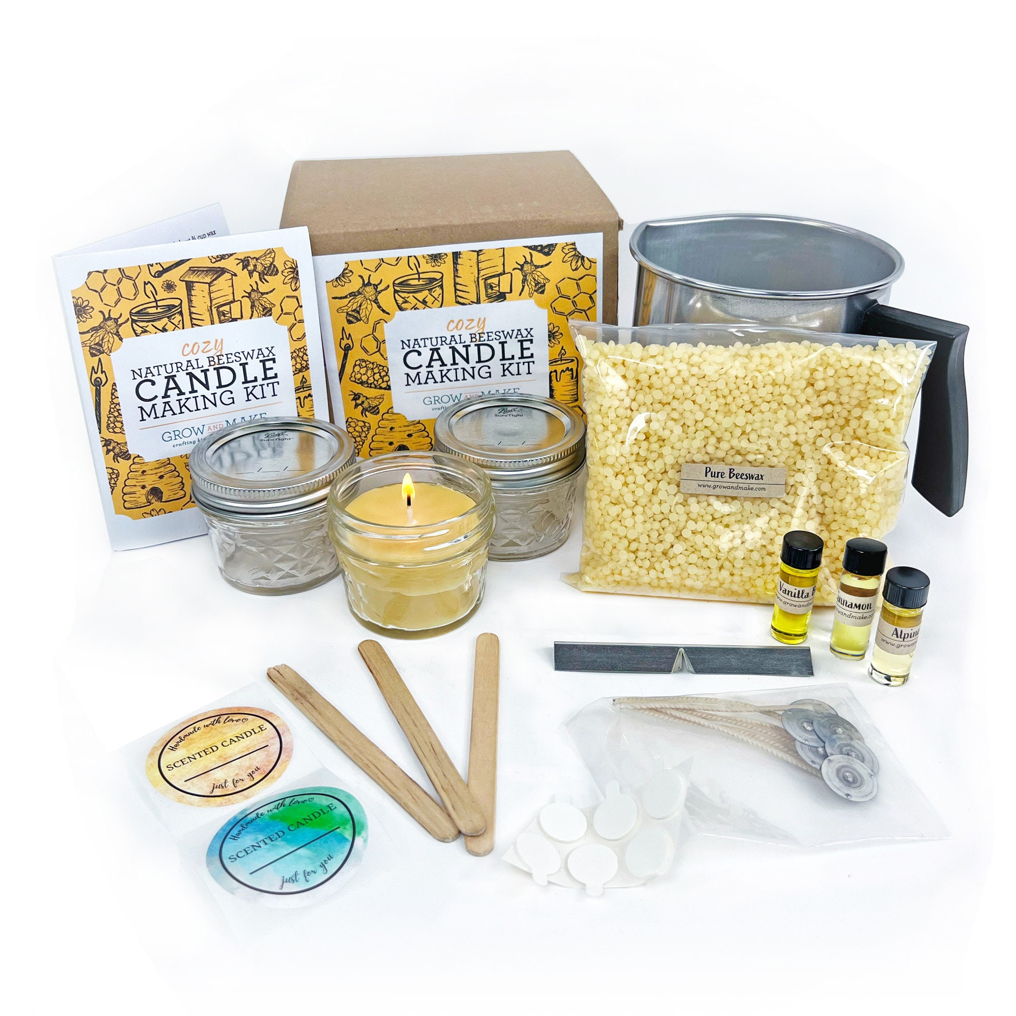 DIY Candle Kit.candle Making Kit for Beginners .candle Kit for Adults  Crafting Supply. Candle Making Kit, Team Building. 