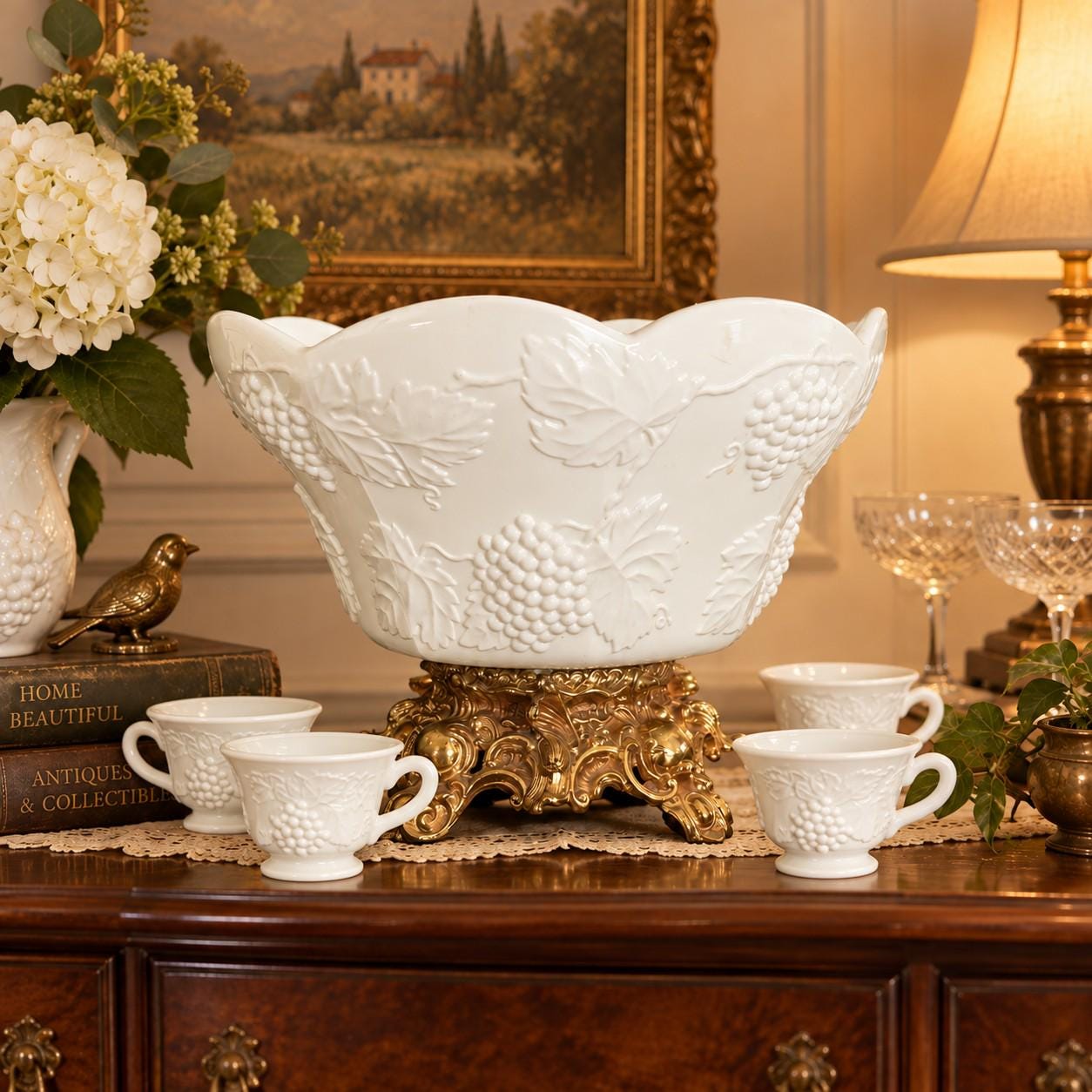 Pitman Dreitzer Punch Bowl - Etsy