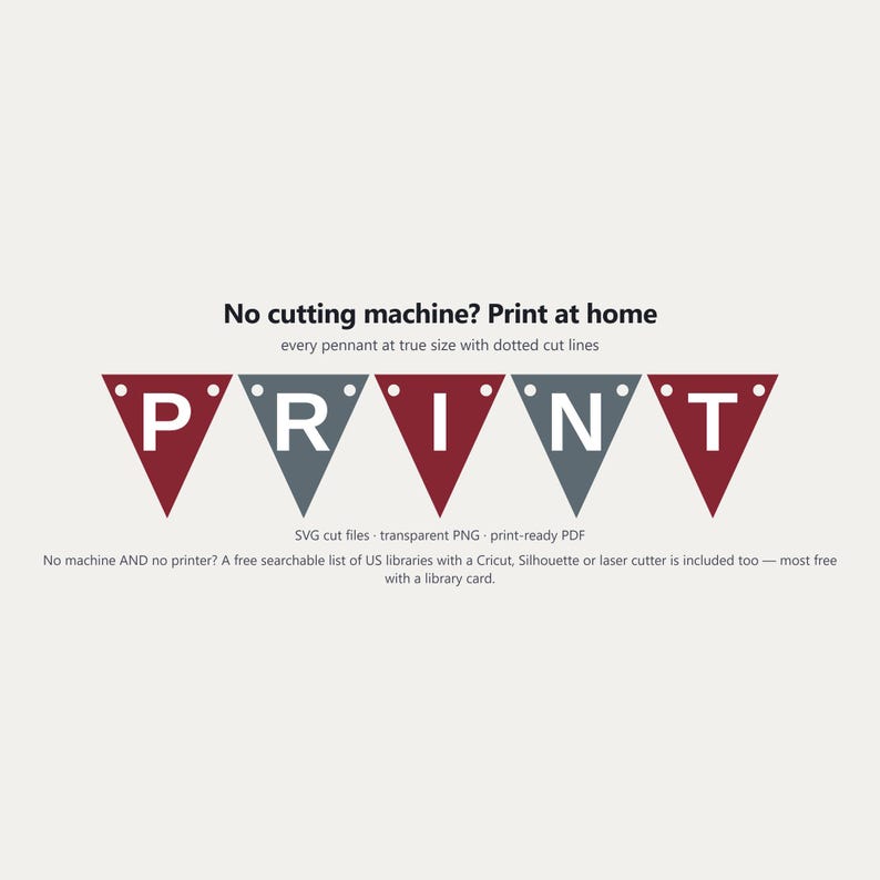 Schulbanner in Bordeauxrot und Grau (SVG-Datei), kommerzielle Nutzung | Cricut Silhouette A-Z 0-9 Bild 6