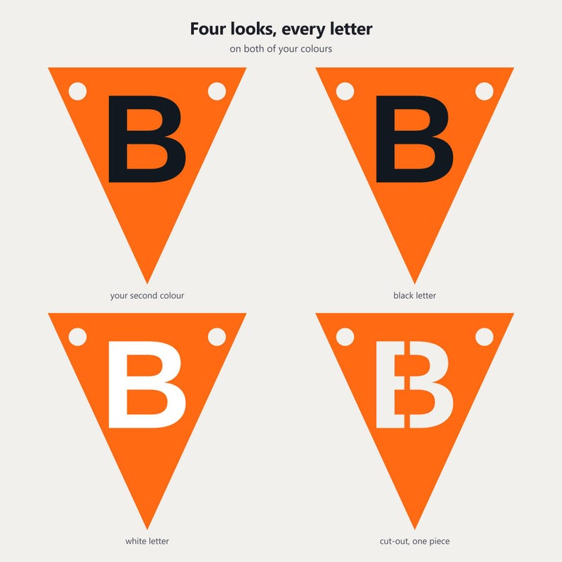 Schulbanner in Orange und Schwarz (SVG), kommerzielle Nutzung | Cricut Silhouette A-Z 0-9 Bild 3