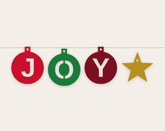 Christmas Ornament SVG Bundle | Monogram Letter Ornaments A to Z, Tree Star Bell Stocking Mitten, Paper Cut Files for Cricut Silhouette