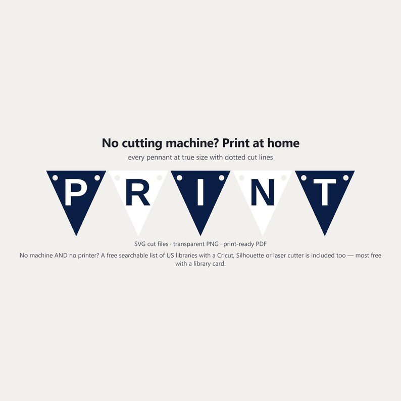 Schulbanner in Marineblau und Weiß (SVG), kommerzielle Nutzung | Cricut Silhouette A-Z 0-9 Bild 6