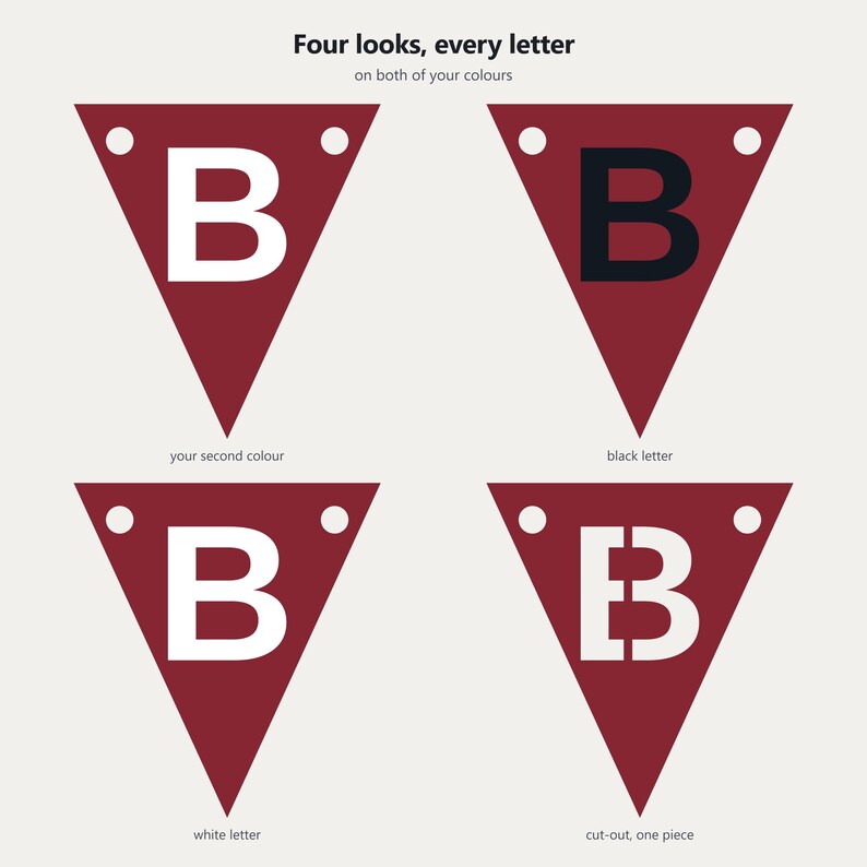 Schulbanner in Bordeauxrot und Grau (SVG-Datei), kommerzielle Nutzung | Cricut Silhouette A-Z 0-9 Bild 3