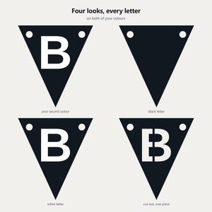 Banner de espírito escolar em preto e branco em SVG, uso comercial | Cricut Silhouette A-Z 0-9 imagem 3