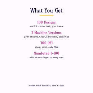 Custom 100 Days of School Deck | Your Theme | Made to Order image 3