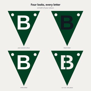 Bannière SVG vert forêt et noir pour l'esprit scolaire, usage commercial | Cricut Silhouette A-Z 0-9 image 3