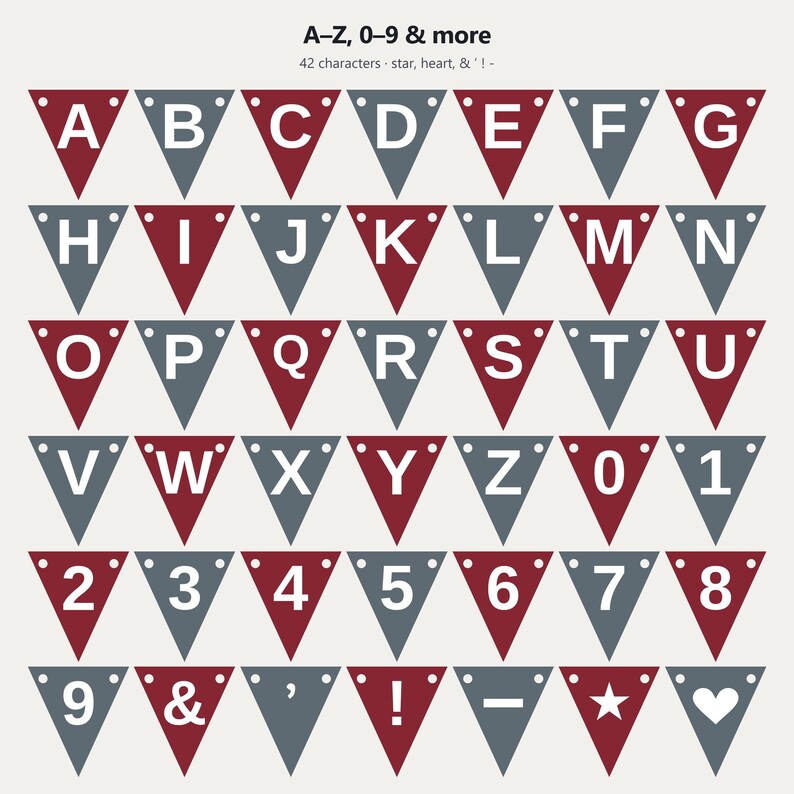 Schulbanner in Bordeauxrot und Grau (SVG-Datei), kommerzielle Nutzung | Cricut Silhouette A-Z 0-9 Bild 4