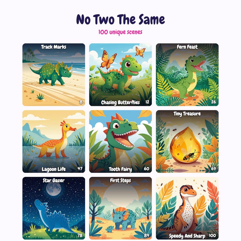 Dinosaur 100 Days of School Cards | Cricut Silhouette PNG PDF | Printable Digital Download image 7