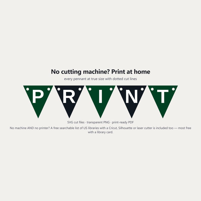Bannière SVG vert forêt et noir pour l'esprit scolaire, usage commercial | Cricut Silhouette A-Z 0-9 image 6