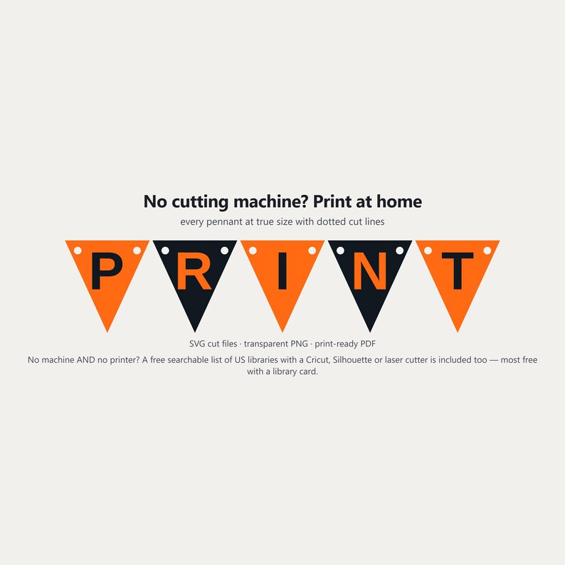 Schulbanner in Orange und Schwarz (SVG), kommerzielle Nutzung | Cricut Silhouette A-Z 0-9 Bild 6