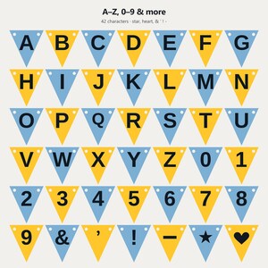 カロライナブルー＆ゴールドのスクールスピリットバナーSVG、商用利用可 | Cricut Silhouette A-Z 0-9 画像 4