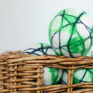 Premium XL Wool Dryer Ball - Organic Large Dryer Ball - Unscented or Scented XL Dryer Ball - Chemical Free Home  Fabric Softener Alternative