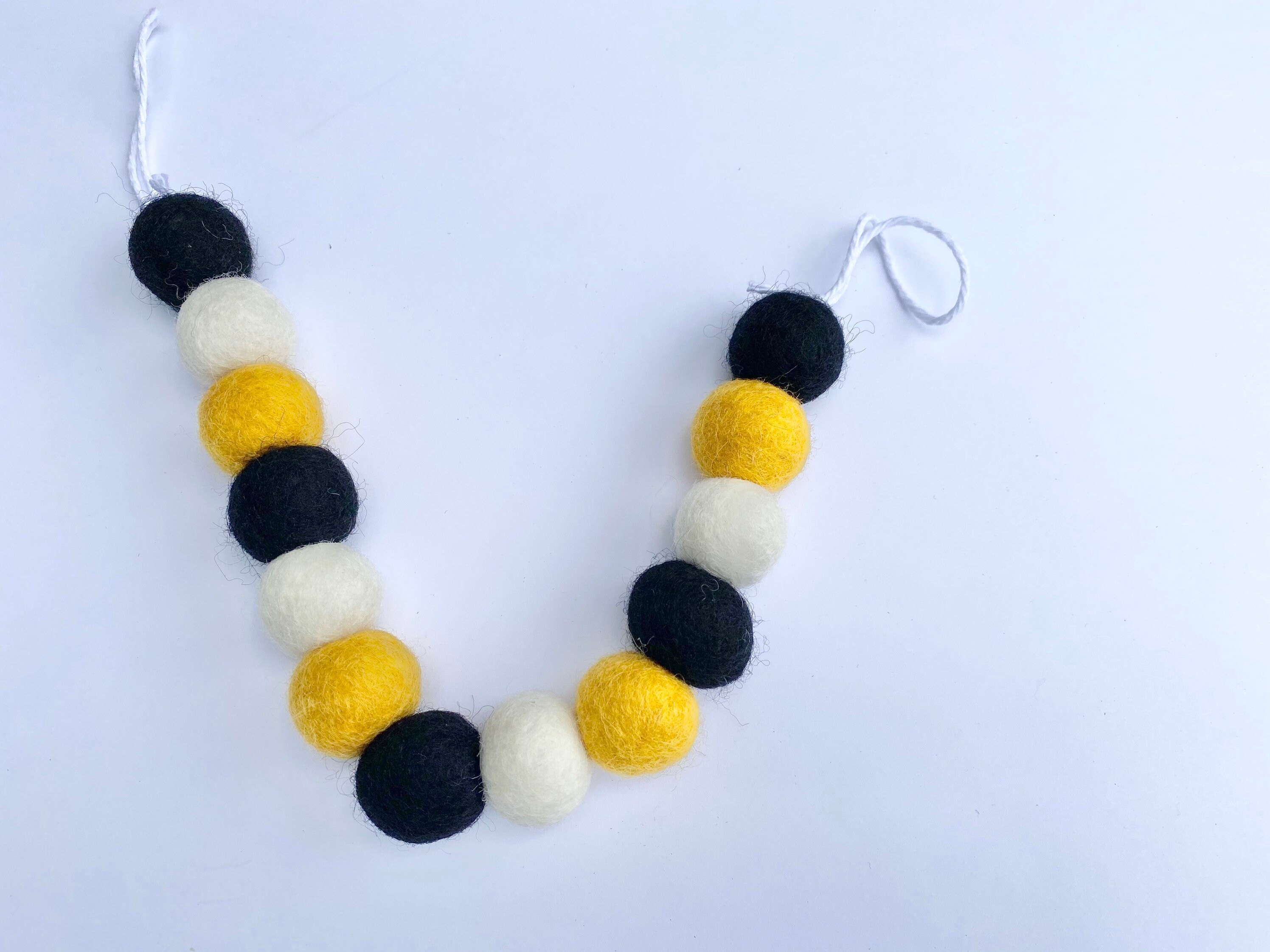 Customizable Bumble Bee Curtain Tie Backs Black Gold White Etsy