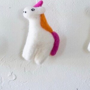 Waldorf Magical Friends Figurines - Wool Characters Sold Individually - Pretend Play St Pattys or Santa Gnomes, Unicorns, Snowmen & Penguins image 4