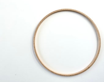 Premium Quality Wooden Hoop - 9 inch in Diameter Hardwood Ring for Crafting Mobiles and other Ringed Crafts - Light Colored, Minimal Grain