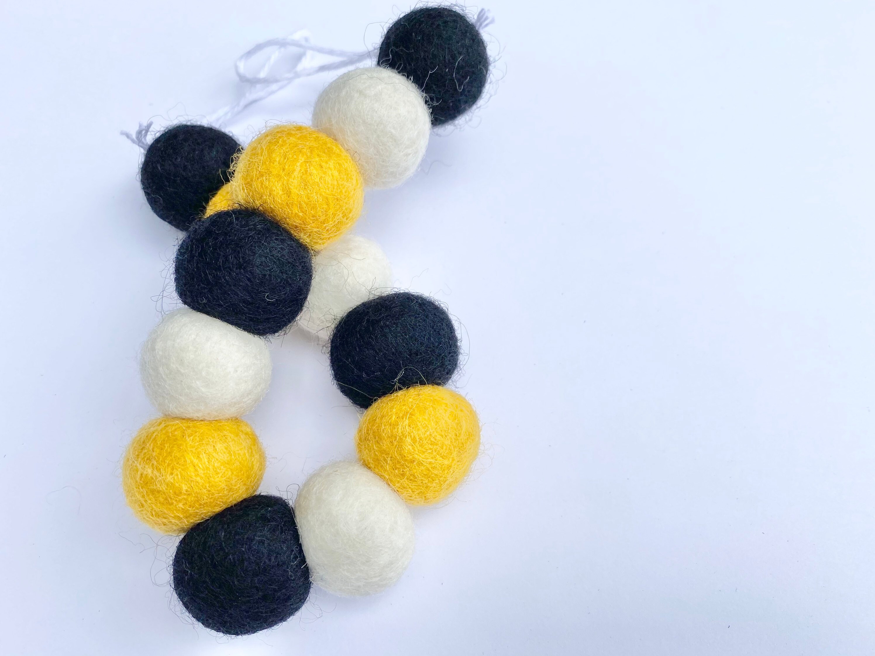 Customizable Bumble Bee Curtain Tie Backs Black Gold White Etsy