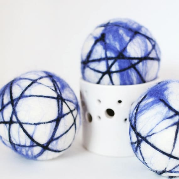 XL Premium Dryer Ball - Wool Fabric Softener - Unscented or Essential Oils - Organic Chemical Free Laundry - Large Non-Toxic Cleaning Supply