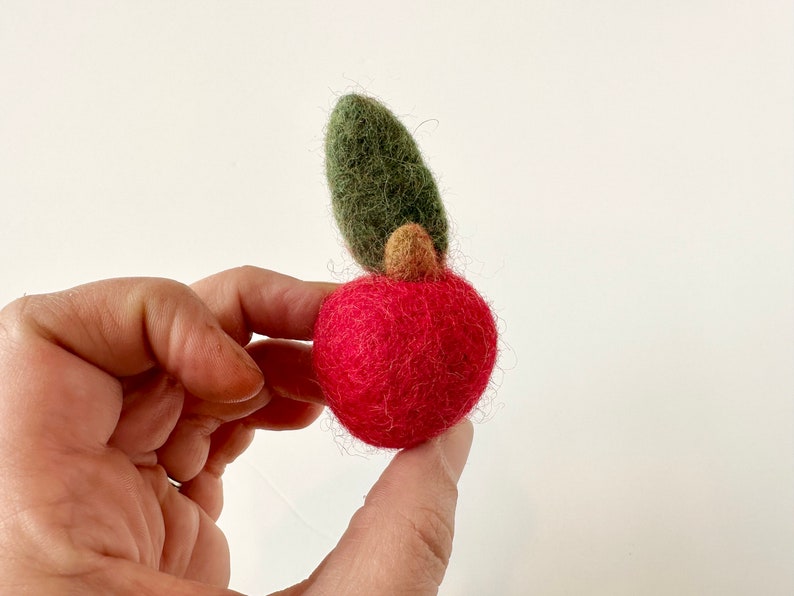 Customizable Pencil & Apple Garland - Back to School Felt Ball Banner - Classroom Party Decor - Wool Felted New Teachers Christmas Gift image 8