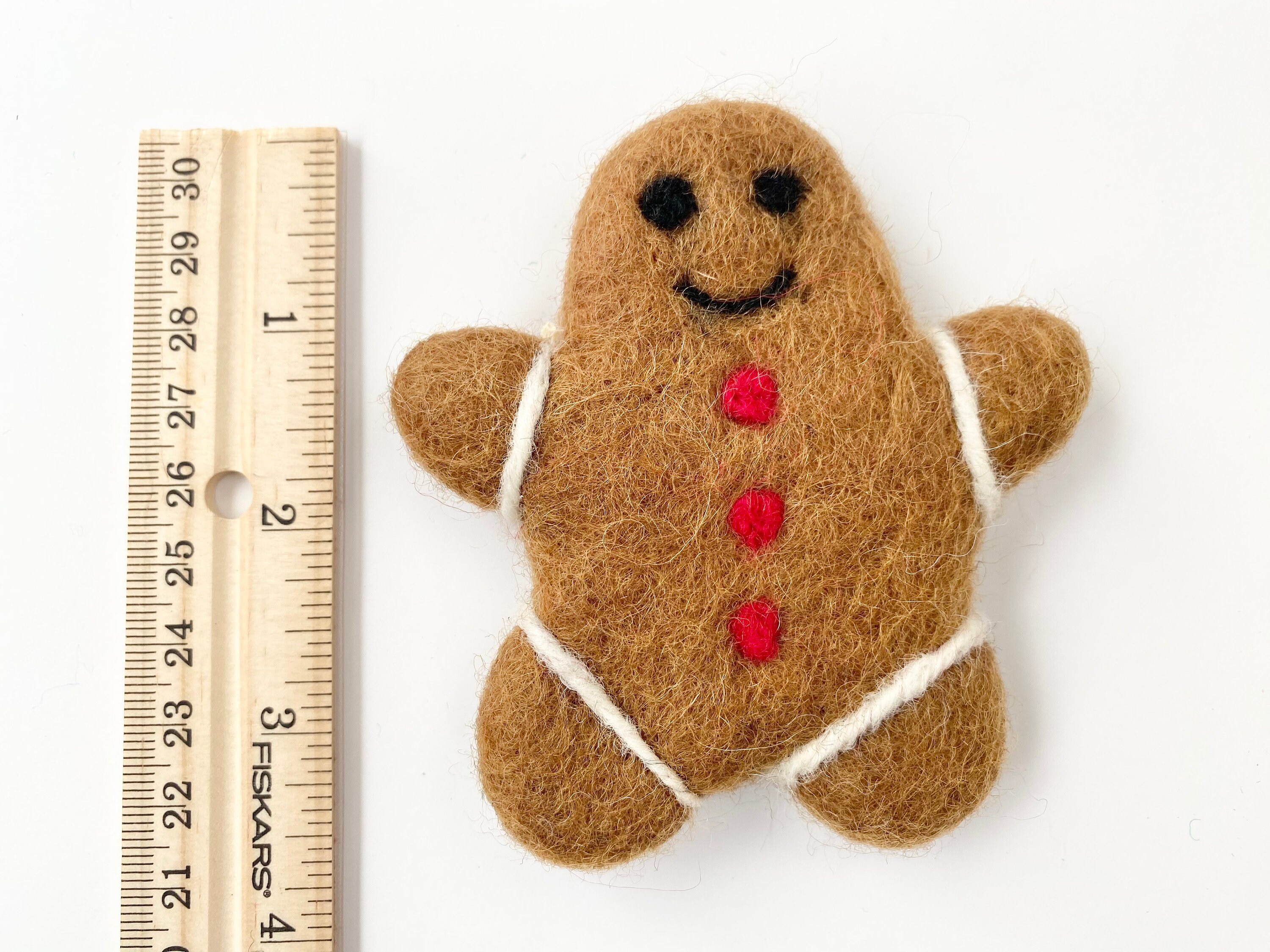 Wool Felted Gingerbread Man And/or Evergreen Tree - Felt Cookie for ...