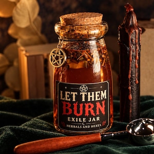 Exile Ritual Jar – Personal Banishment Sharp Sour Jar - Seperation & Hexing