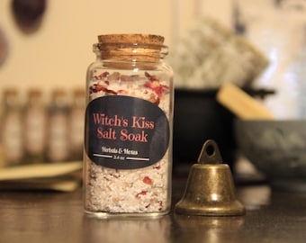 Witch’s Kiss Self Love Bath Salt and Herb Soak 3.4oz