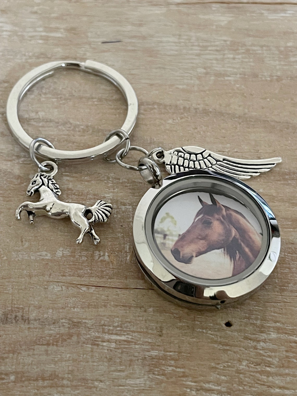 Horse Hair Keepsake Horse Hair Keychain Horse Memorial Gift Etsy