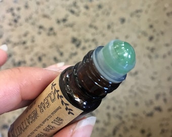 Cleansing Balm, Pure Essential Oils Roll On, Clear Negative Energy Oil, Essential Oil Rollers Aventurine, Essential Oils Roller Bottle