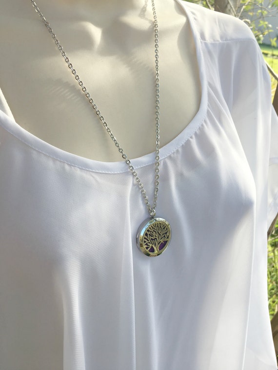 Essential Oil Diffuser Necklace, Aromatherapy Necklace, Essential Oil  Necklace, Scent Locket, Oil Diffuser Locket, Essential Oil Jewelry 