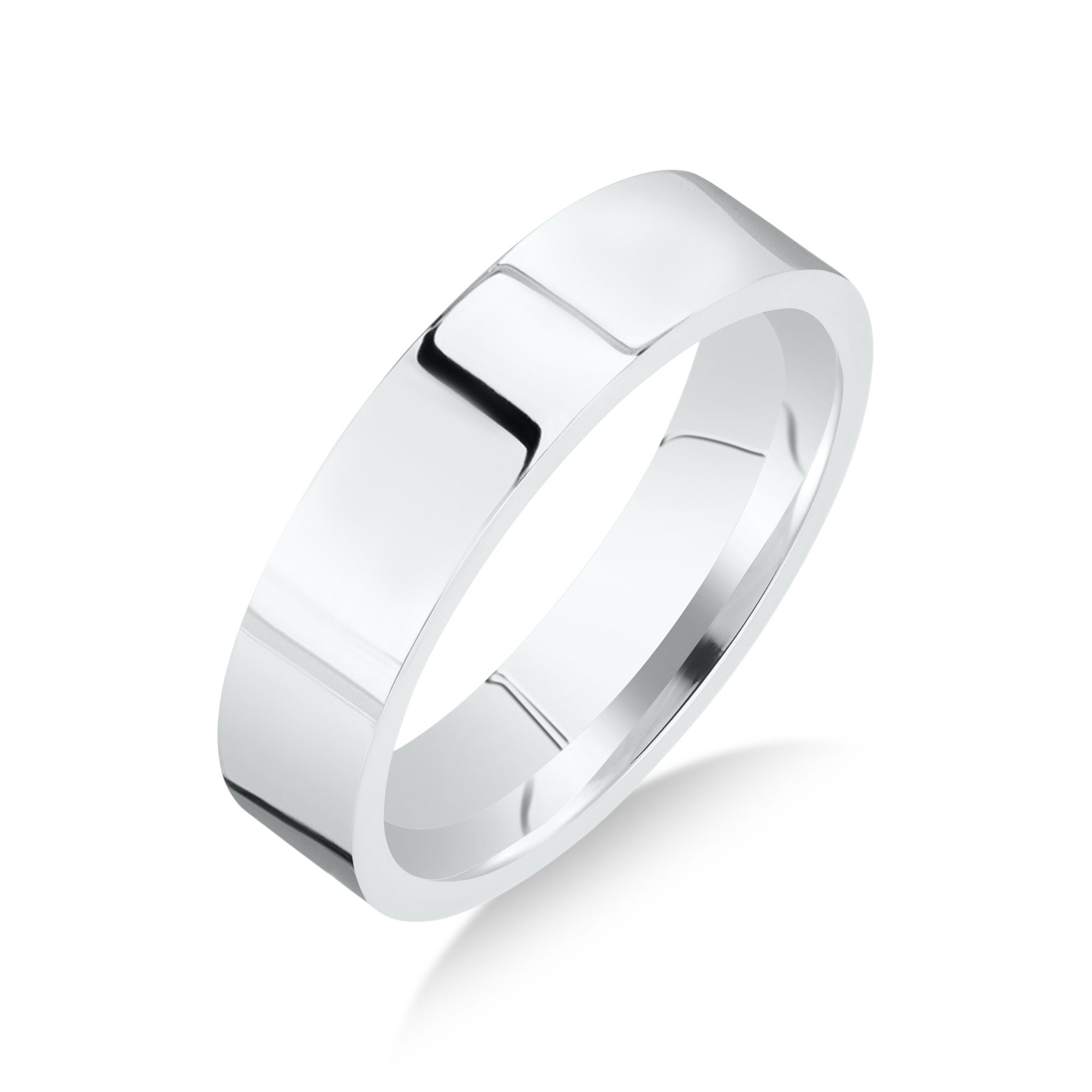 thumbnail interactive-video image 1 of 6mm Titanium Wedding Band Ring – Raised Edges, Comfort Fit, Sizes 5-14, RTT147 1 of 5