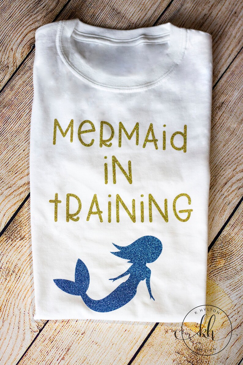 Glitter Mermaid In Training Kids Shirt
