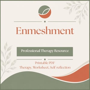 Enmeshment in Parent-Child Relationships | Therapy Worksheet PDF | Family Boundaries & Codependency Guide | Professional Therapy Resource