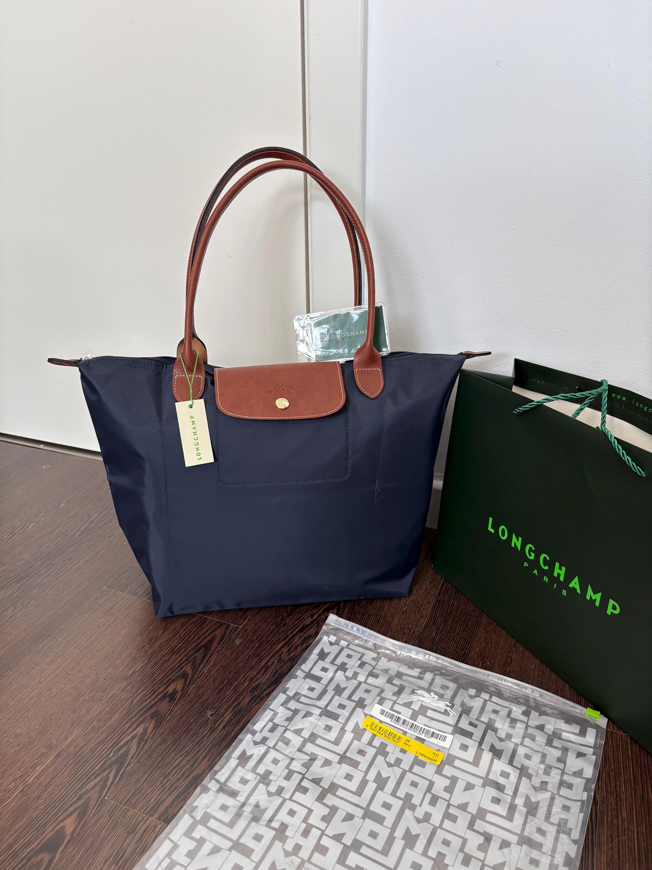 希少】LONGCHAMP ロンシャン ハンドバッグ 総柄 レトロ バッグ 