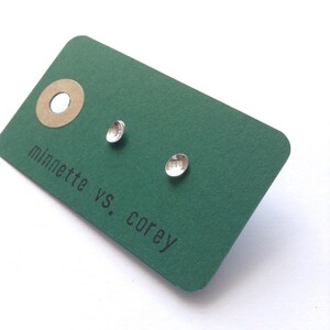 Domed Oval Polished Limited Edition Simple Studs image 1