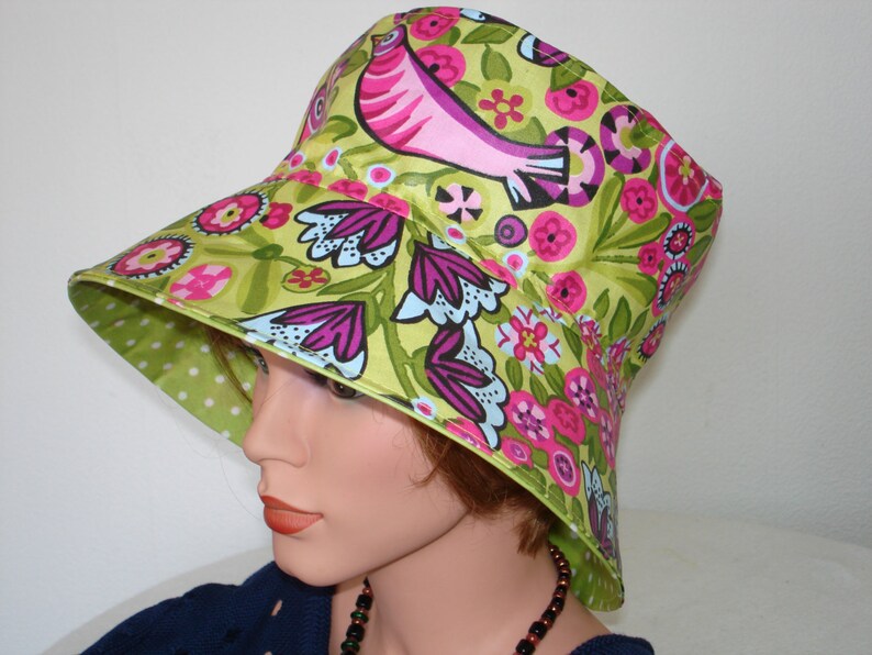 Rain Hat, Women Bucket Hat, waterproof image 2