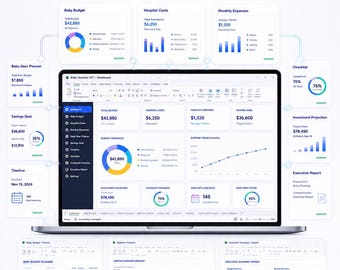 Baby Decision OS™ Excel Dashboard | Family Planning Financial Readiness Tool (Digital Download)