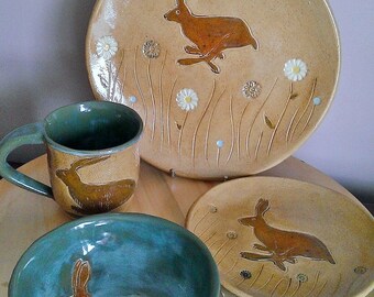 Hare place setting (made to order)