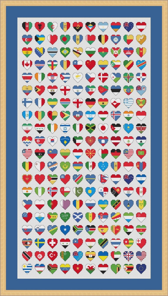 Chart Flags Of The World