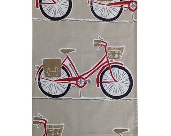Tea Towel in Scion Cykel Bicycle Red