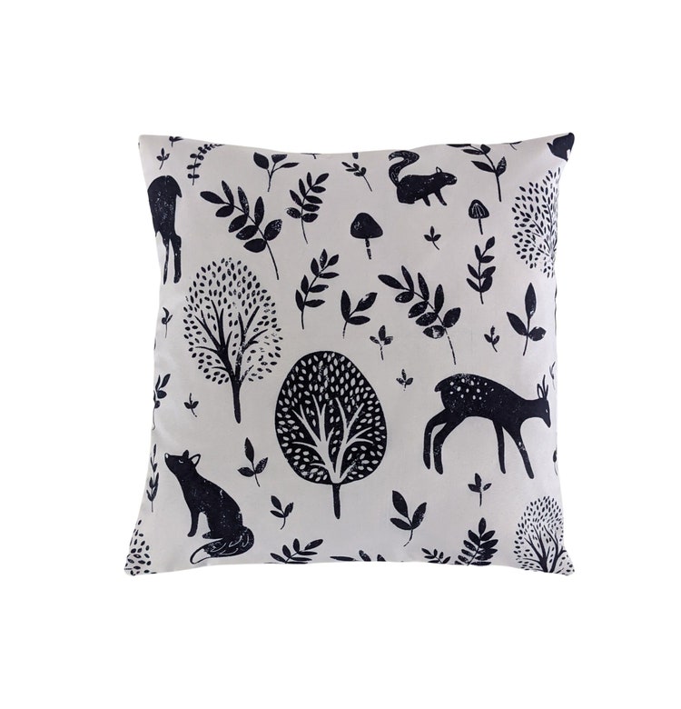 14"16" 18" New Children Cushion Cover Taupe Pink Bunny Rabbits Print Handmade 14"16" 18" New Children Cushion Cover Taupe Pink Bunny Rabbits Print Handmade