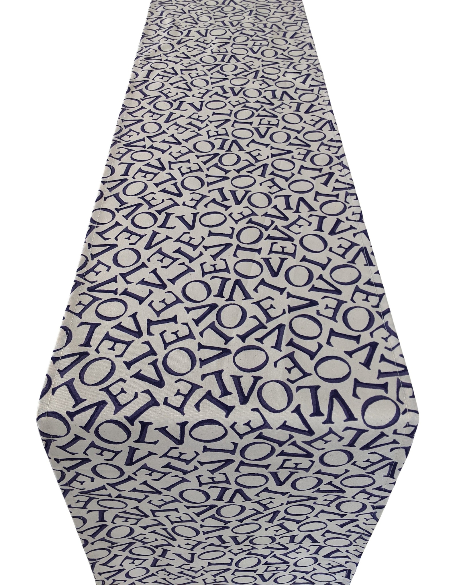 Table Runner in Emma Bridgewater Purple Love Etsy UK