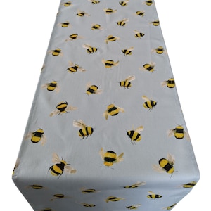Blue Bumble Bee Table Runner 100-250cm 39&quot;-98&quot;