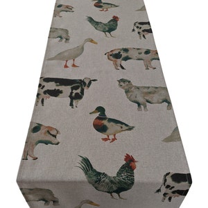 Table Runner in Clarke and Clarke On The Farm