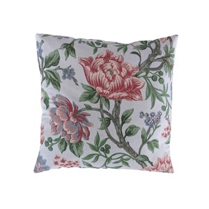 Cushion Cover in Laura Ashley Tapestry Floral Flowers Light Blue 16&quot;