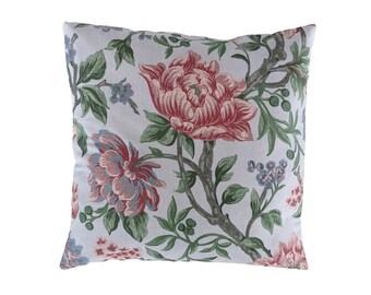 ASHLEY WILDE DESIGNER CHINZ FLOWERS COTTON NATURAL 16" Cushion Cover ASHLEY WILDE DESIGNER CHINZ FLOWERS COTTON NATURAL 16" Cushion Cover