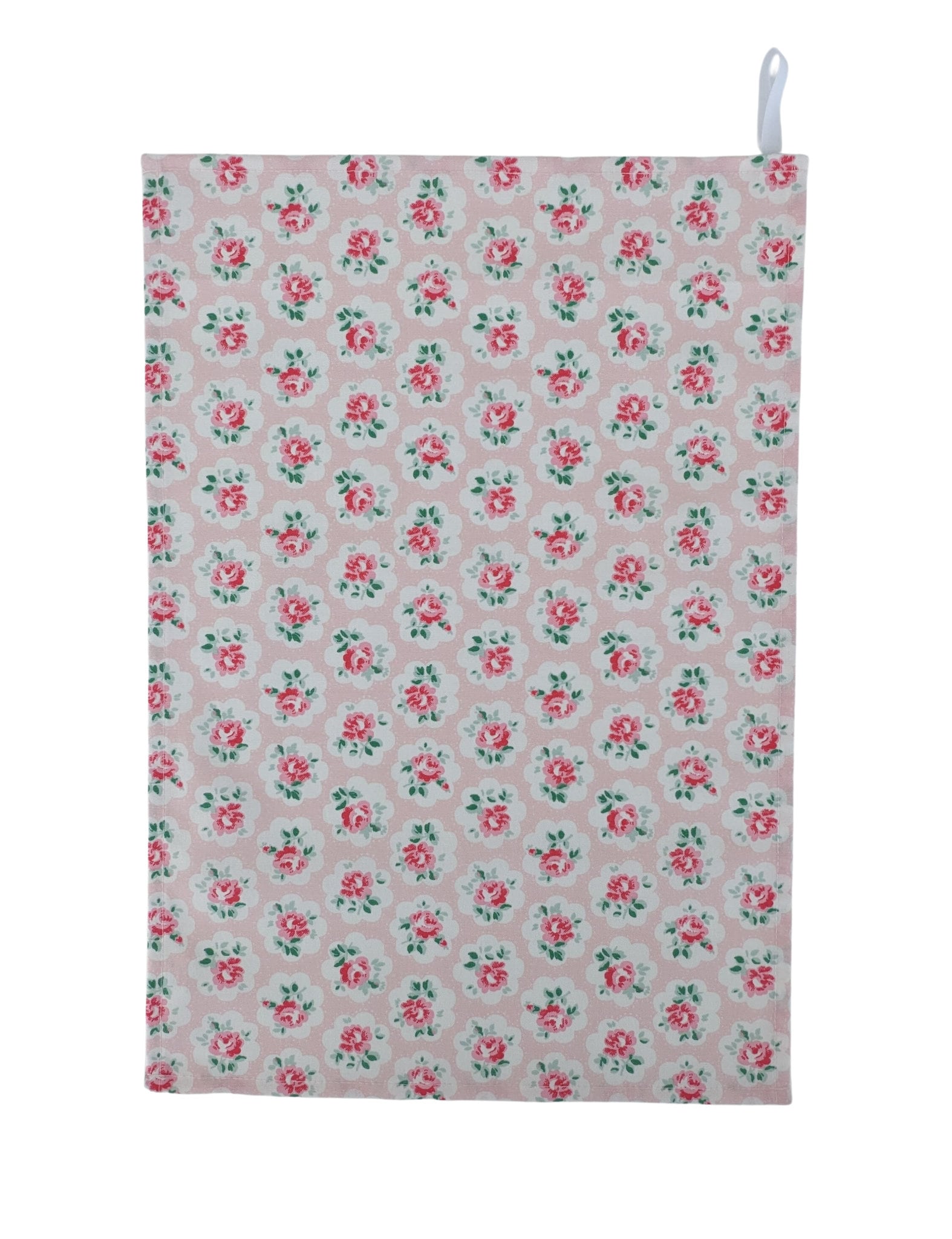 Tea Towel in Cath Kidston Pink Provence Rose Floral
