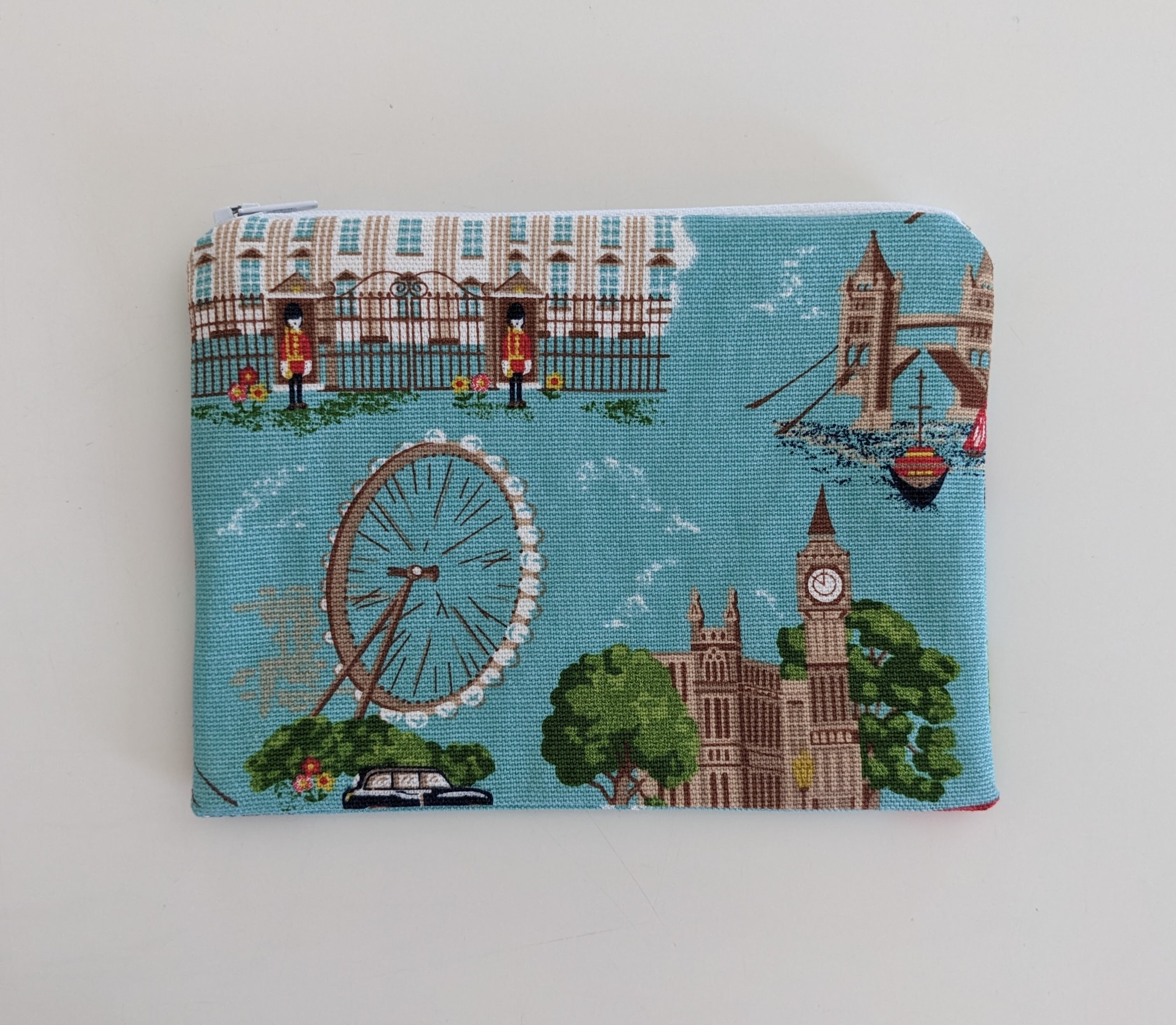 Cath Kidston London Green Blue Coin Purse Pouch Handmade Etsy