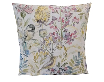Cushion Cover in Voyage Maison Dawn Chorus Garden Birds 16"