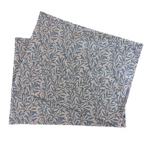 William Morris Blå Löv Pilgren Tygbordsunderlägg Pannställ