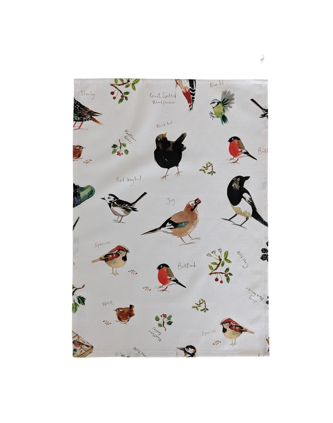 British Garden Bird Watch Tea Towel - Etsy