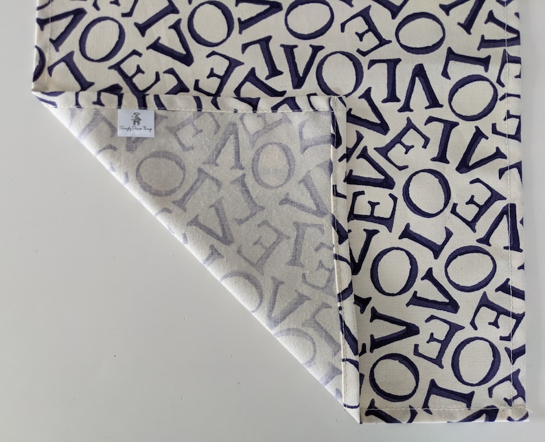 Table Runner in Emma Bridgewater Purple Love Etsy UK